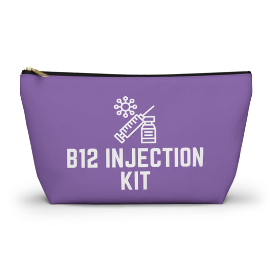 Personalized B12 Injection Kit Pouch for Vitamin B12 Storage Travel Organizer for Injection Supplies and Health Essentials