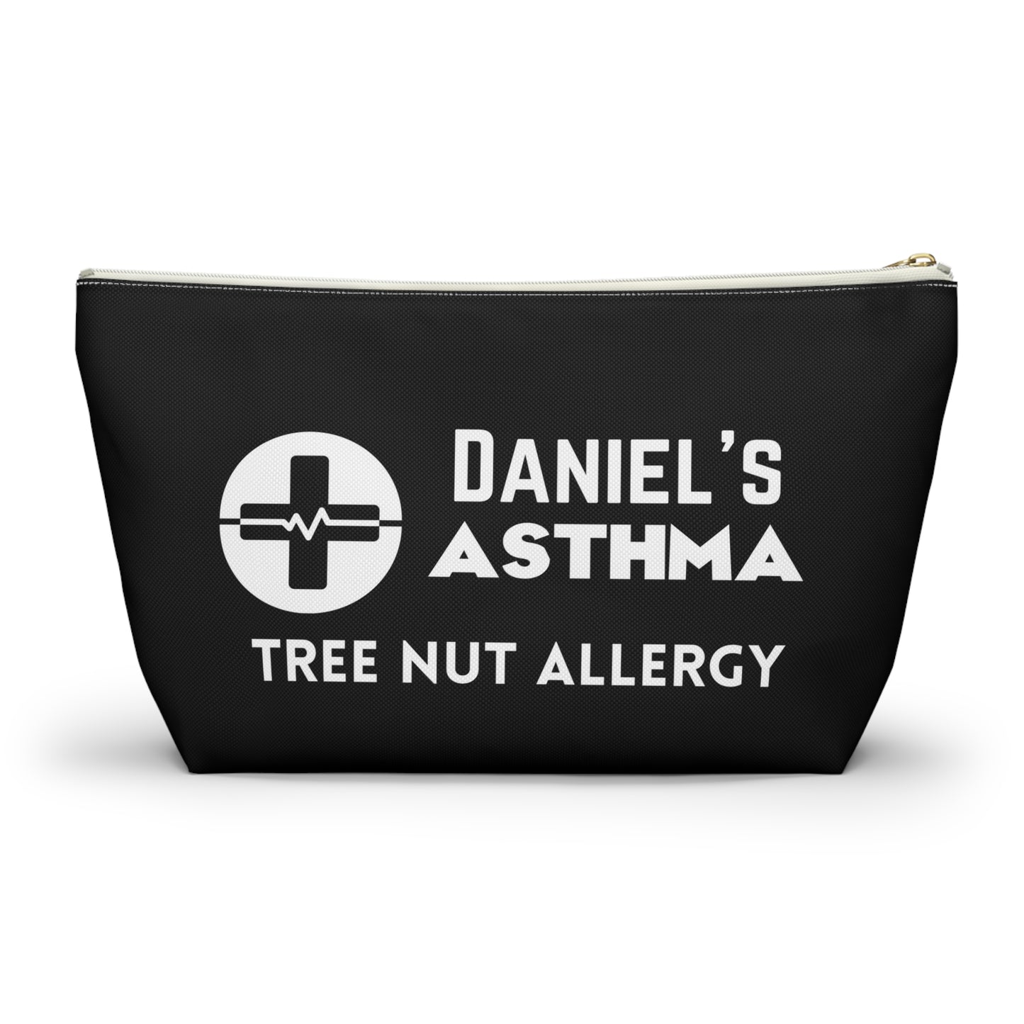 Personalized Asthma and Tree Nut Allergy Meds Pouch for Daniel Emergency Inhalers EpiPens Allergy Kit Travel Organizer