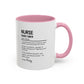 Funny Nurse Mug, Custom Nurse Definition Gift, Personalized Coffee Cup for RN, ICU Nurse Gift, Nursing School Humor