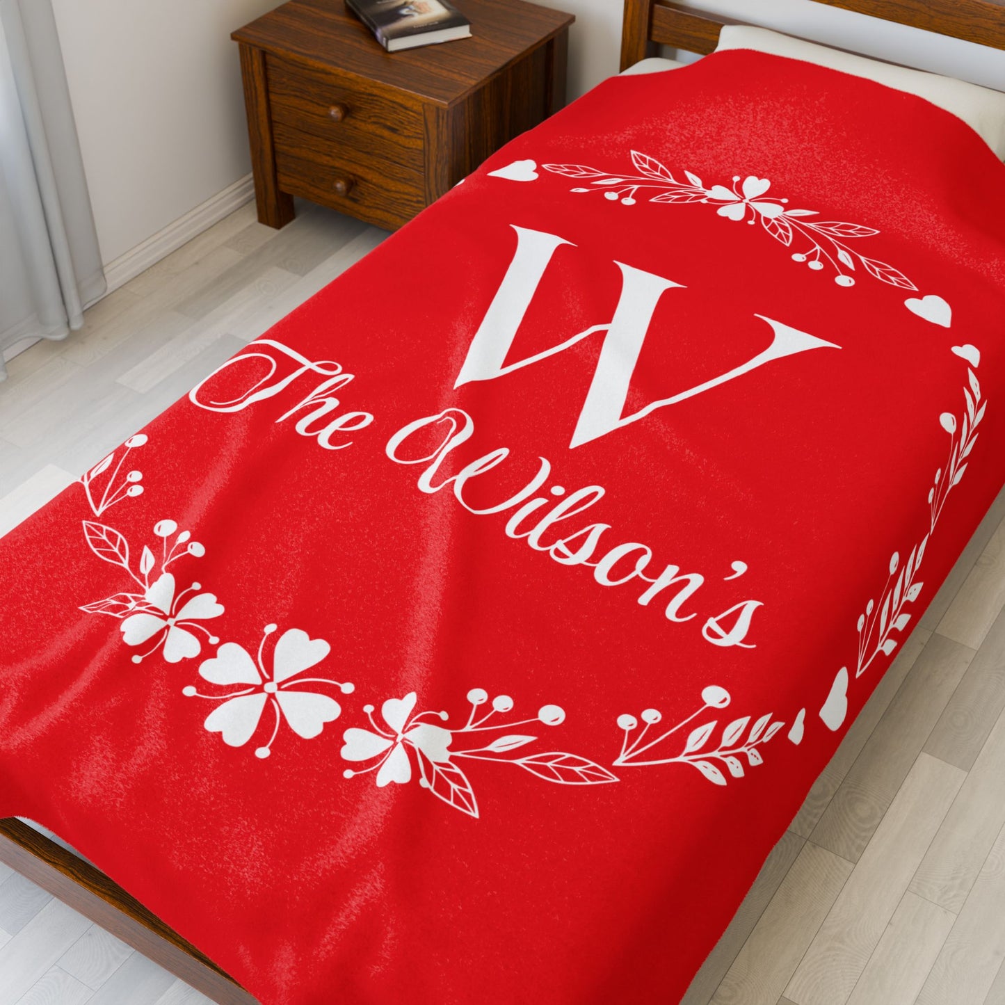 Custom Family Name Blanket, Last Name Blanket, Initials Blanket, Wedding Gift, Anniversary Gift, Housewarming Gift, Gift for Family