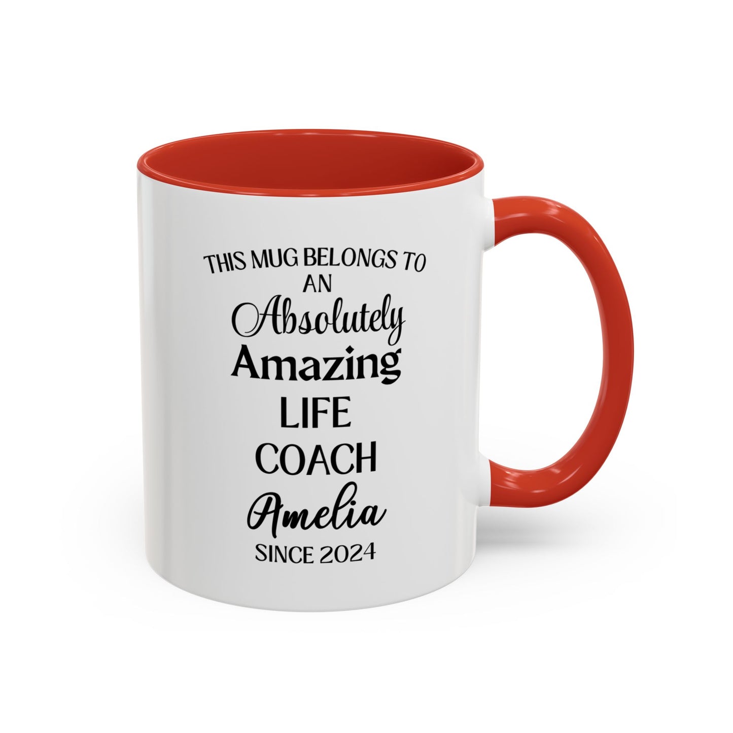 Custom Life Coach Mug, Funny Motivational Mentor Gift, Personalized Coach Mug, Empowerment Coffee Cup