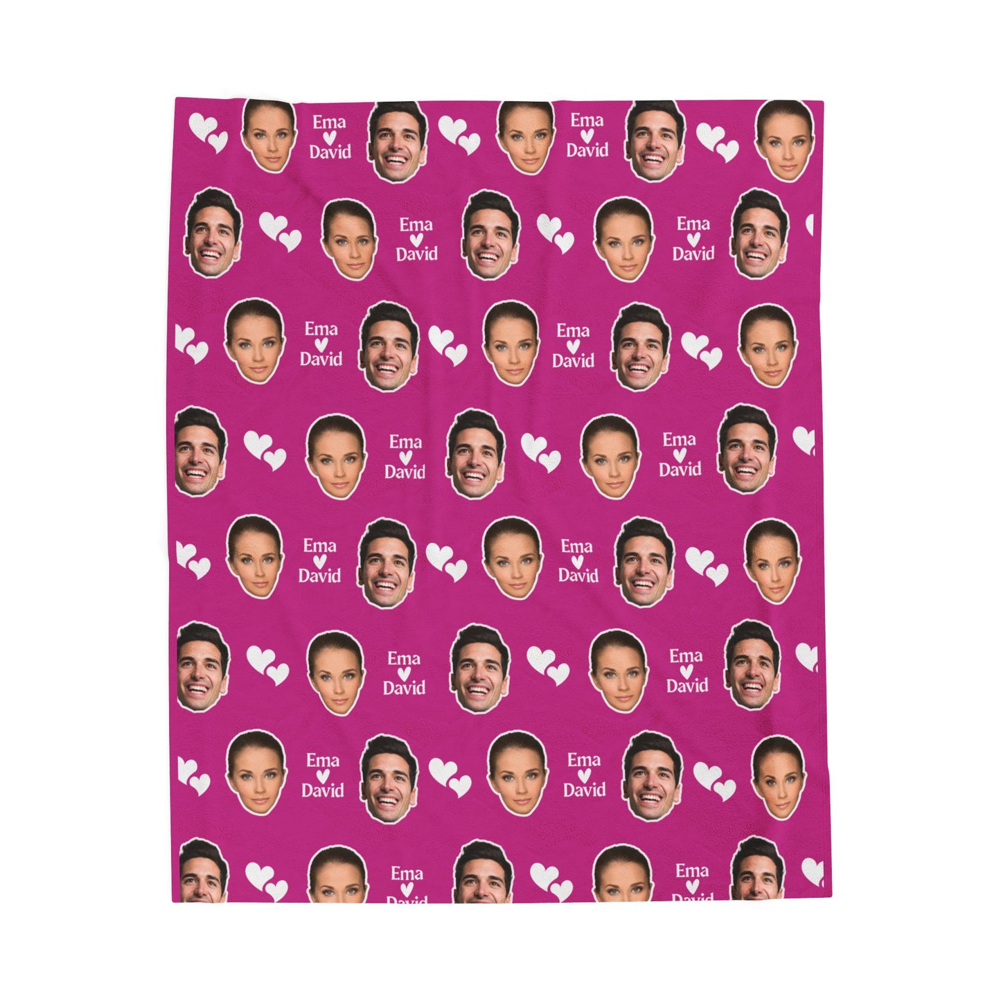 Personalized Face Blanket, Custom Photo Blanket, Faces on Blanket, Gift for Family, Custom Image Blanket, Graduation Gift, Cozy Throw