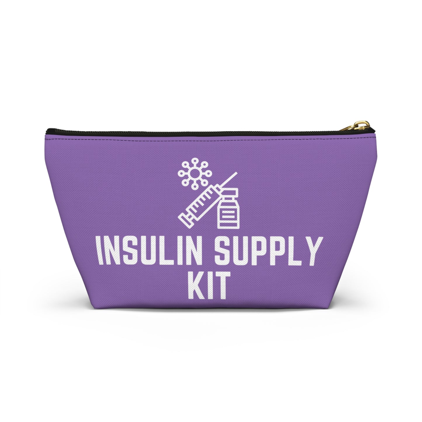 Personalized Insulin Supply Kit Pouch for Diabetes Medication Storage Travel Organizer for Insulin Pens Syringes and Supplies