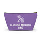 Personalized Glucose Monitor Bag for Diabetes Testing Kit Storage Travel Organizer for Glucometer Strips Lancets and Supplies