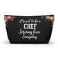 Proud To Be A Chef Pouch Serving Love Everyday Cooking Lover Gift For Him Or Her Kitchen Essentials Bag Culinary Student Accessory Pouch