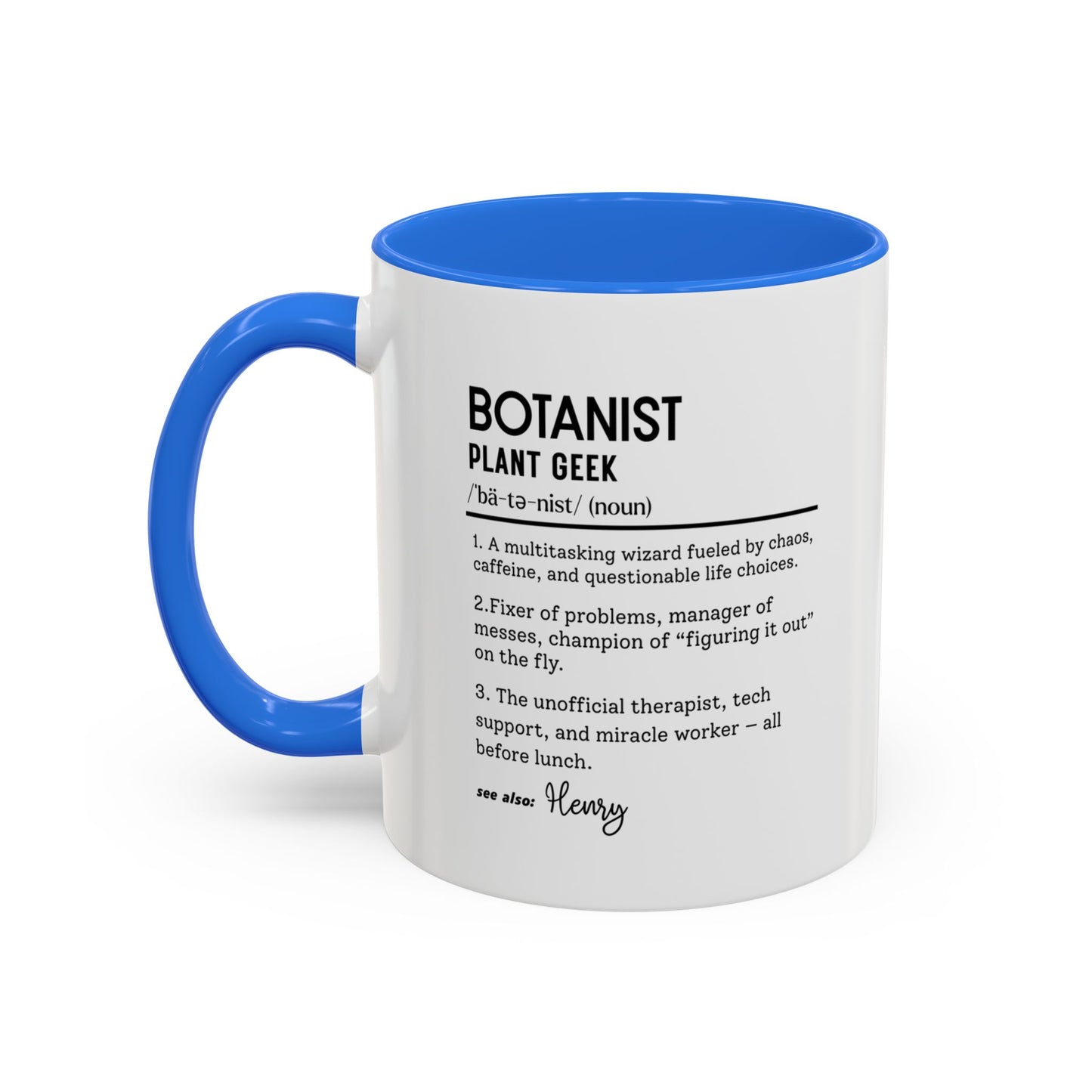 Funny Botanist Mug, Plant Geek Dictionary Mug, Custom Botanical Gift, Nature Lover Coffee Cup, Colorful Mugs (11oz, 15oz), Plant Nerd Mug