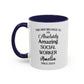 Mug, Custom Social Worker Gift, Personalized Mental Health Cup, Appreciation Coffee, Funny Therapist, Social Work Graduation, Office Decor