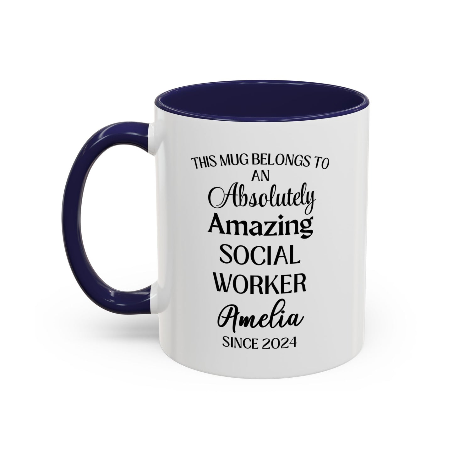 Mug, Custom Social Worker Gift, Personalized Mental Health Cup, Appreciation Coffee, Funny Therapist, Social Work Graduation, Office Decor