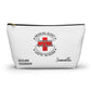 Personalized Medical Alert Seizure Disorder Emergency Meds Inside Accessory Pouch w T-bottom for Samantha