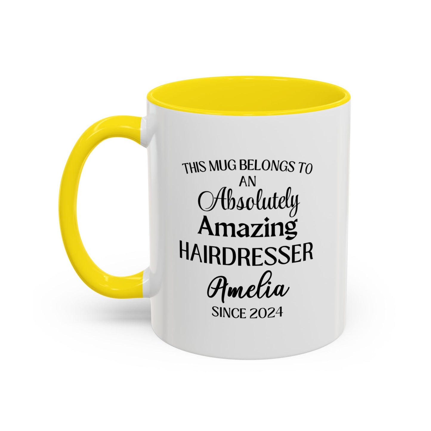 Custom Hairdresser Mug, Funny Salon Stylist Gift, Personalized Hair Artist Cup, Cosmetologist Coffee Mug