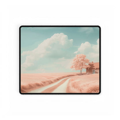 Dreamy Landscape Desk Mat - Aesthetic Office Decor, Personalized Workspace, Gift for Students, Home Office Essentials, NFT Inspired Design