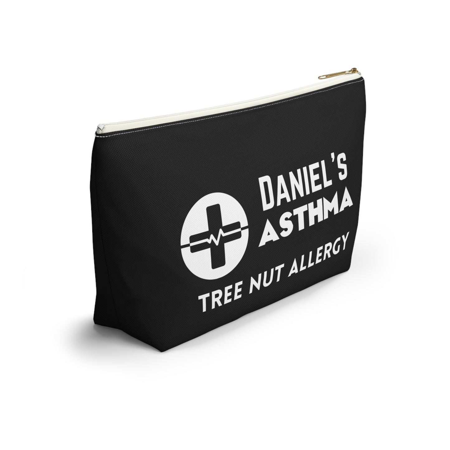 Personalized Asthma and Tree Nut Allergy Meds Pouch for Daniel Emergency Inhalers EpiPens Allergy Kit Travel Organizer
