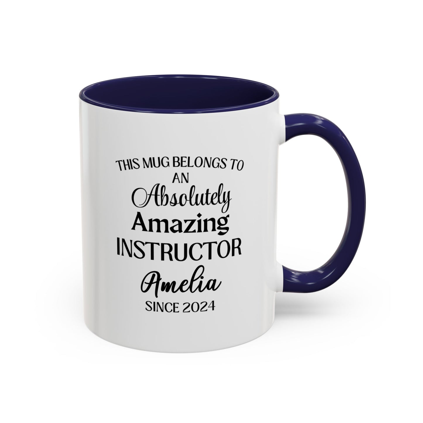 Custom Instructor Mug, Funny Teaching Gift, Personalized Educator Coffee Cup, Mentor Appreciation Mug