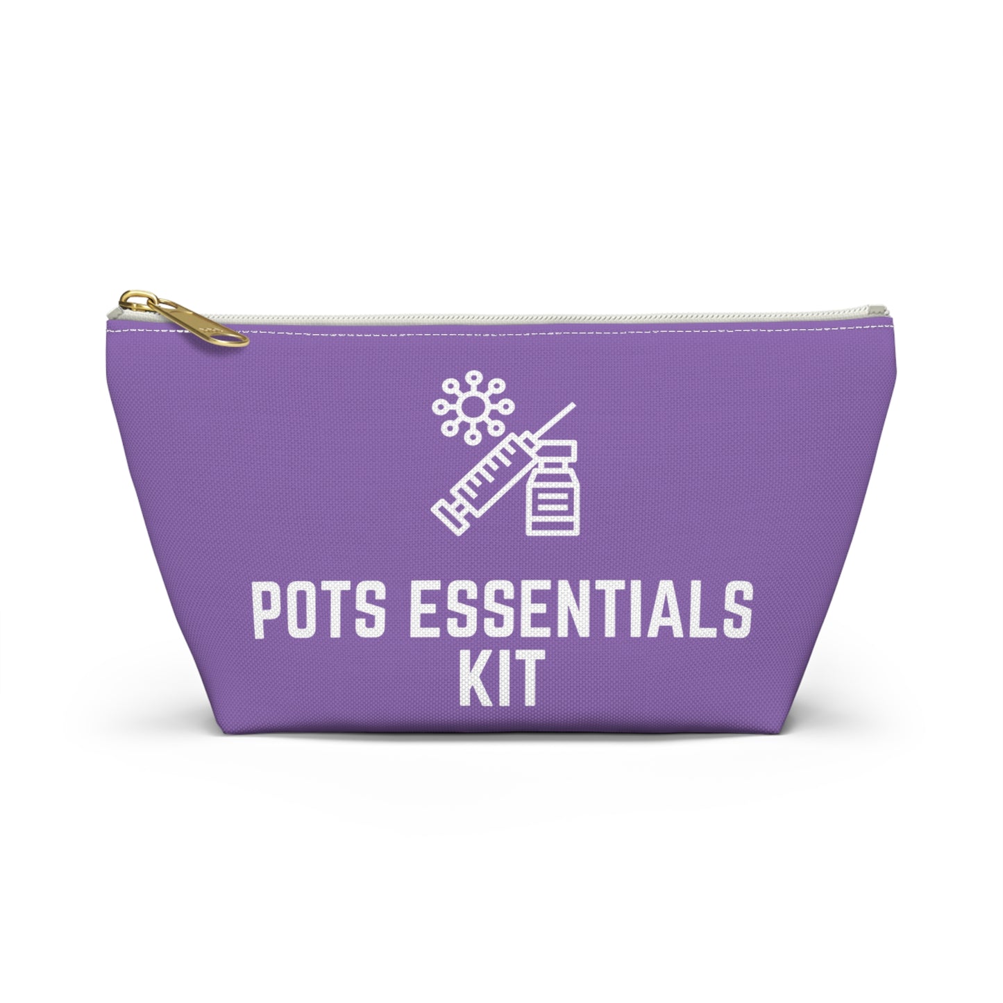 Personalized POTS Essentials Kit Pouch for Postural Orthostatic Tachycardia Supplies Travel Organizer for Daily Meds and Hydration