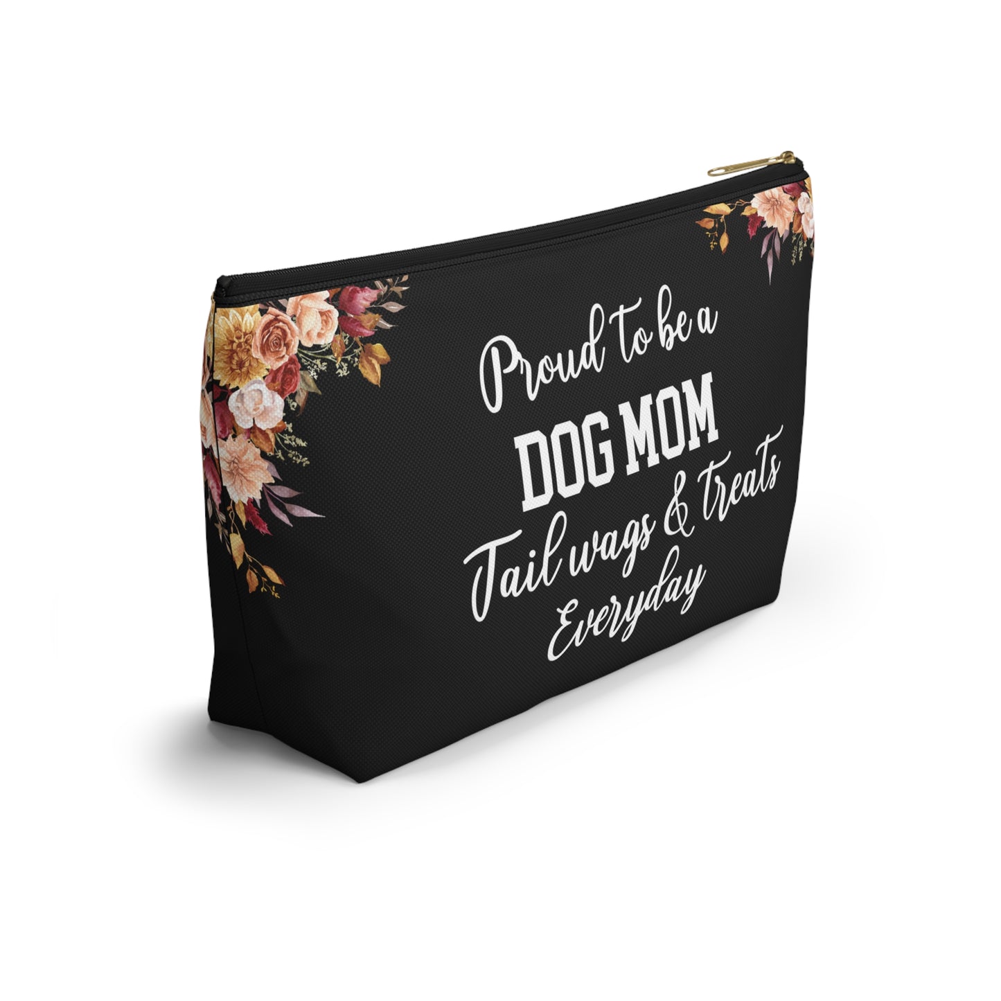 Dog Mom Essentials Pouch Gift For Dog Lovers Pet Treat Bag Organizer Cute Makeup Travel Case For Dog Mama Everyday Carry Dog Walker Gift