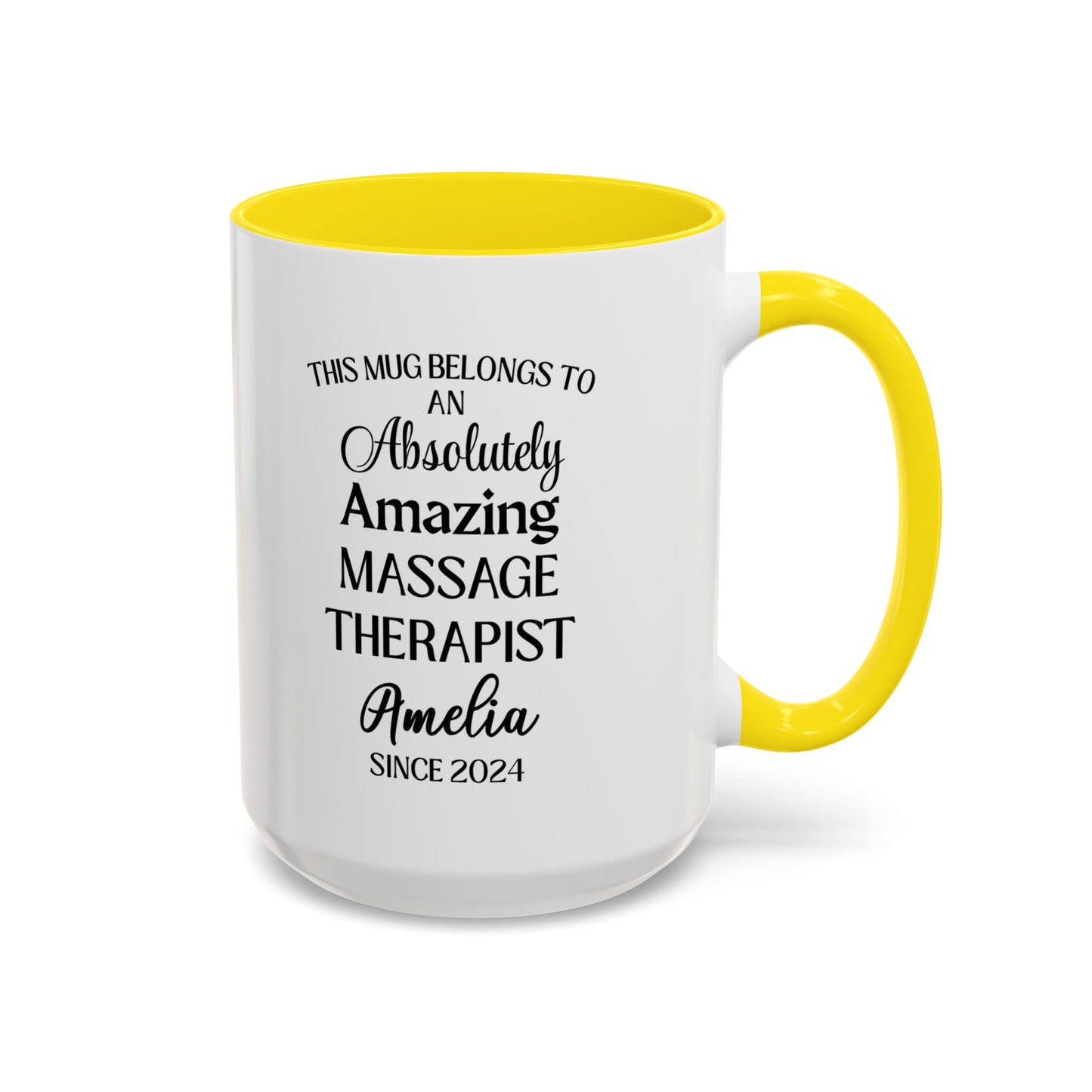 Custom Massage Therapist Mug, Relaxation Spa Cup, Personalized Coffee Mug, Healing Hands Gift, Funny Coffee Cup, 11, 15oz Mug