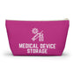 Personalized Medical Device Storage Pouch for Organizing Health Equipment Travel Organizer for Medical Supplies and Essentials