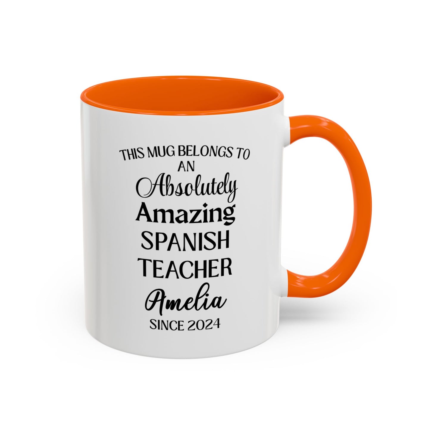 Mug, Custom Spanish Teacher Gift, Gracias Teacher Cup, Funny Language Instructor, Personalized Coffee Mug