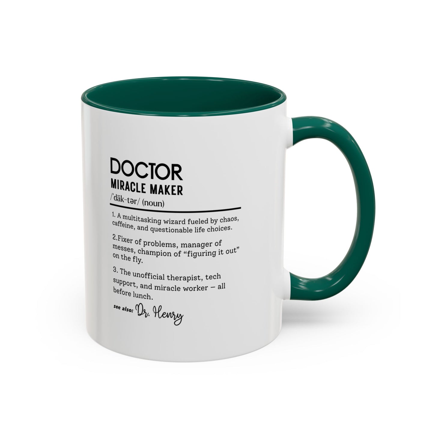 Custom Doctor Mug, Funny Doctor Gift, Medical Definition Mug, Personalized Coffee Cup, Healthcare Hero Gift, Surgeon Mug, Med Student Gift