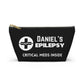 Personalized Epilepsy Critical Meds Pouch for Daniel Emergency Seizure Medication Storage Travel Organizer and Medical Kit