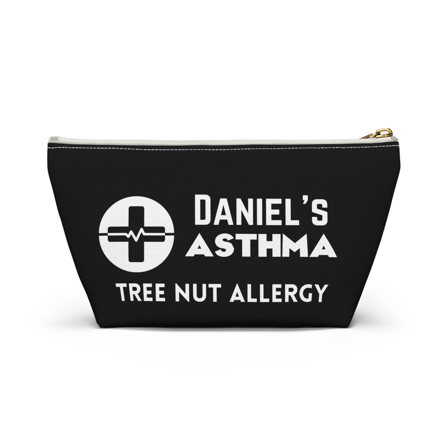 Personalized Asthma and Tree Nut Allergy Meds Pouch for Daniel Emergency Inhalers EpiPens Allergy Kit Travel Organizer