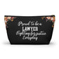 Lawyer Essentials Pouch Gift For Lawyers Legal Organizer Bag Attorney Office Zipper Case Law Student Bar Exam Prep Bag Lawyer  Gift