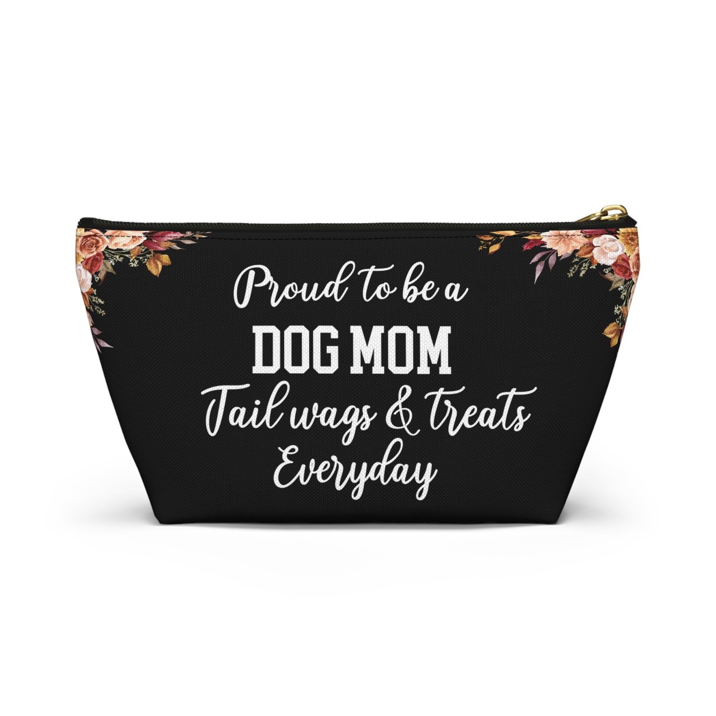 Dog Mom Essentials Pouch Gift For Dog Lovers Pet Treat Bag Organizer Cute Makeup Travel Case For Dog Mama Everyday Carry Dog Walker Gift