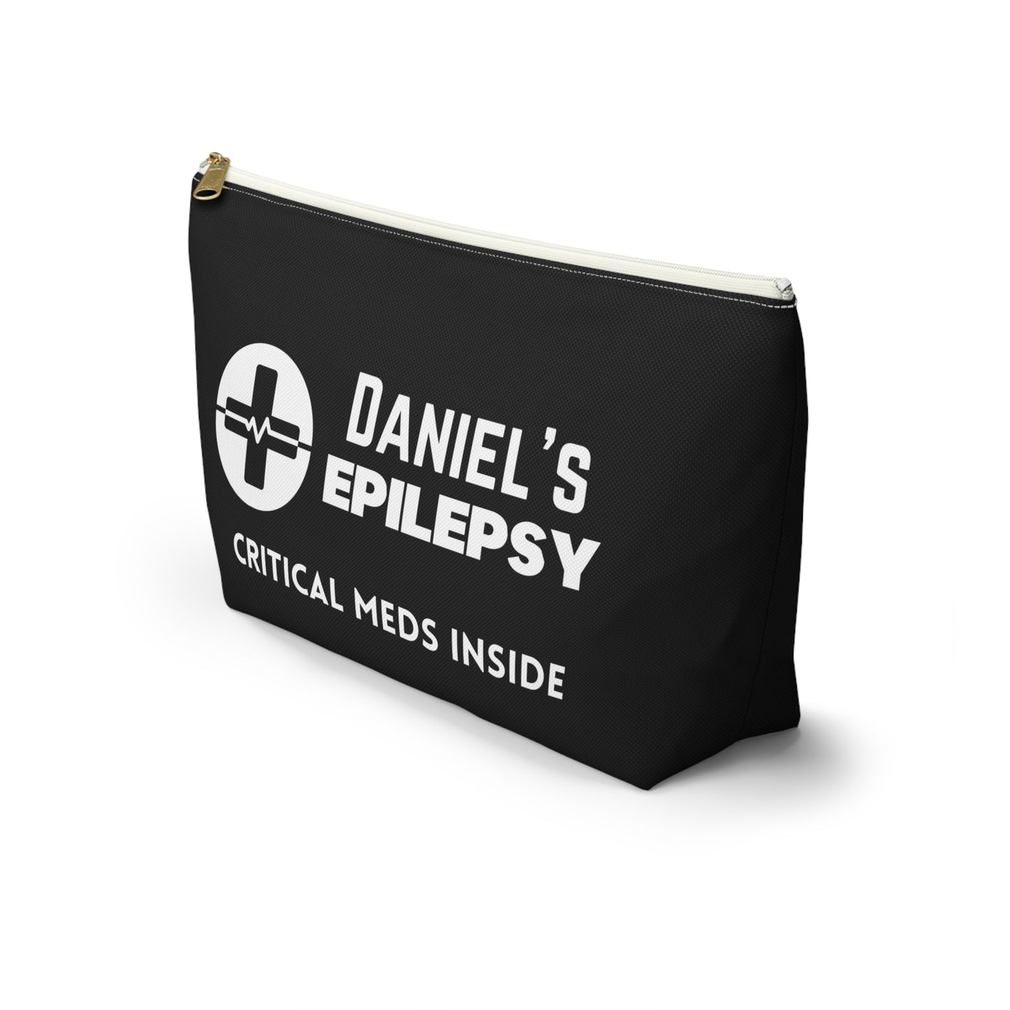 Personalized Epilepsy Critical Meds Pouch for Daniel Emergency Seizure Medication Storage Travel Organizer and Medical Kit