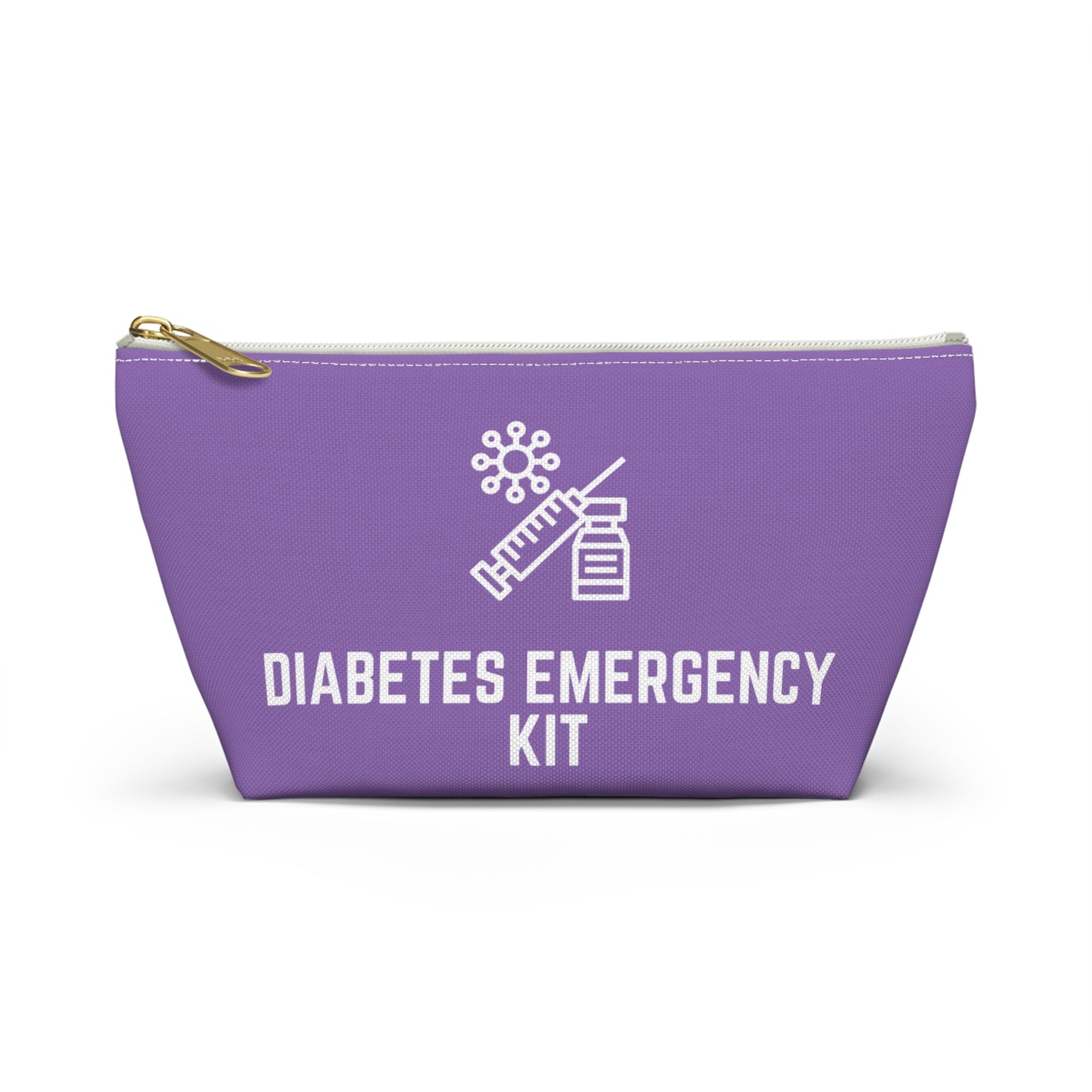 Personalized Diabetes Emergency Kit Pouch for Insulin Storage Travel Organizer for Diabetes Supplies and Medical Essentials
