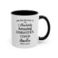 Custom Gymnastics Coach Mug, Funny Gym Coach Gift, Personalized Athlete Trainer Mug, Best Mentor Cup