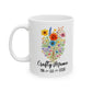 Crafty Mama Mug 11oz 15oz Custom Coffee Cup Gift for Creative Moms Personalized Ceramic Mug for Crafters DIY Lovers or Makers