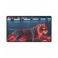 Neon Tiger Desk Mat - Stylish Mouse Pad for Home Office, Gaming, Desk Decor, Unique Gift for Students, Holiday Present