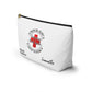 Personalized Medical Alert Seizure Disorder Emergency Meds Inside Accessory Pouch w T-bottom for Samantha
