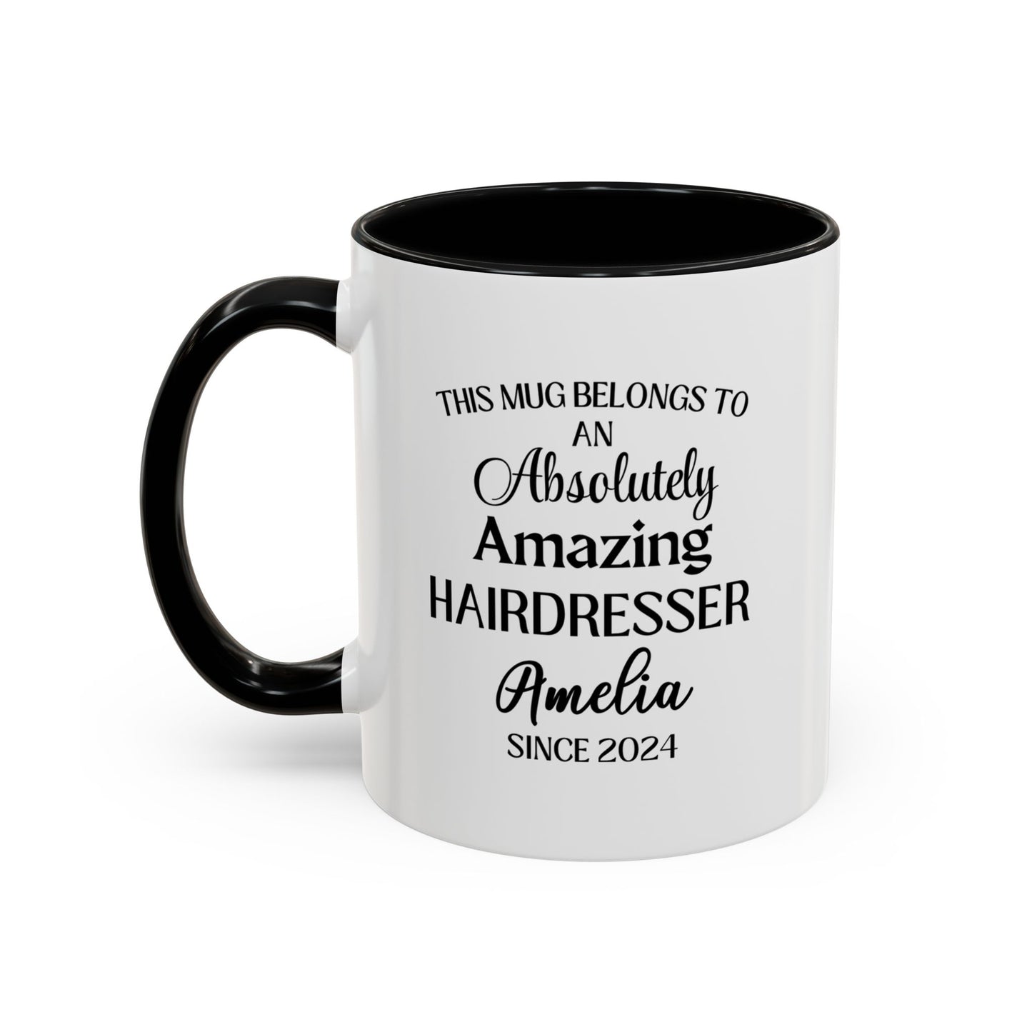 Custom Hairdresser Mug, Funny Salon Stylist Gift, Personalized Hair Artist Cup, Cosmetologist Coffee Mug