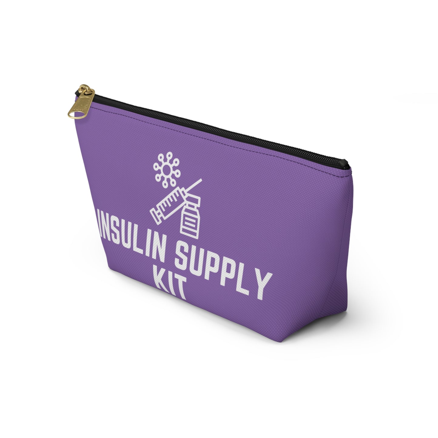 Personalized Insulin Supply Kit Pouch for Diabetes Medication Storage Travel Organizer for Insulin Pens Syringes and Supplies