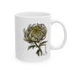 November Birth Flower Chrysanthemum Mug 11oz 15oz Personalized Floral Coffee Cup Birthday Gift for Her Ceramic Custom Name Mug