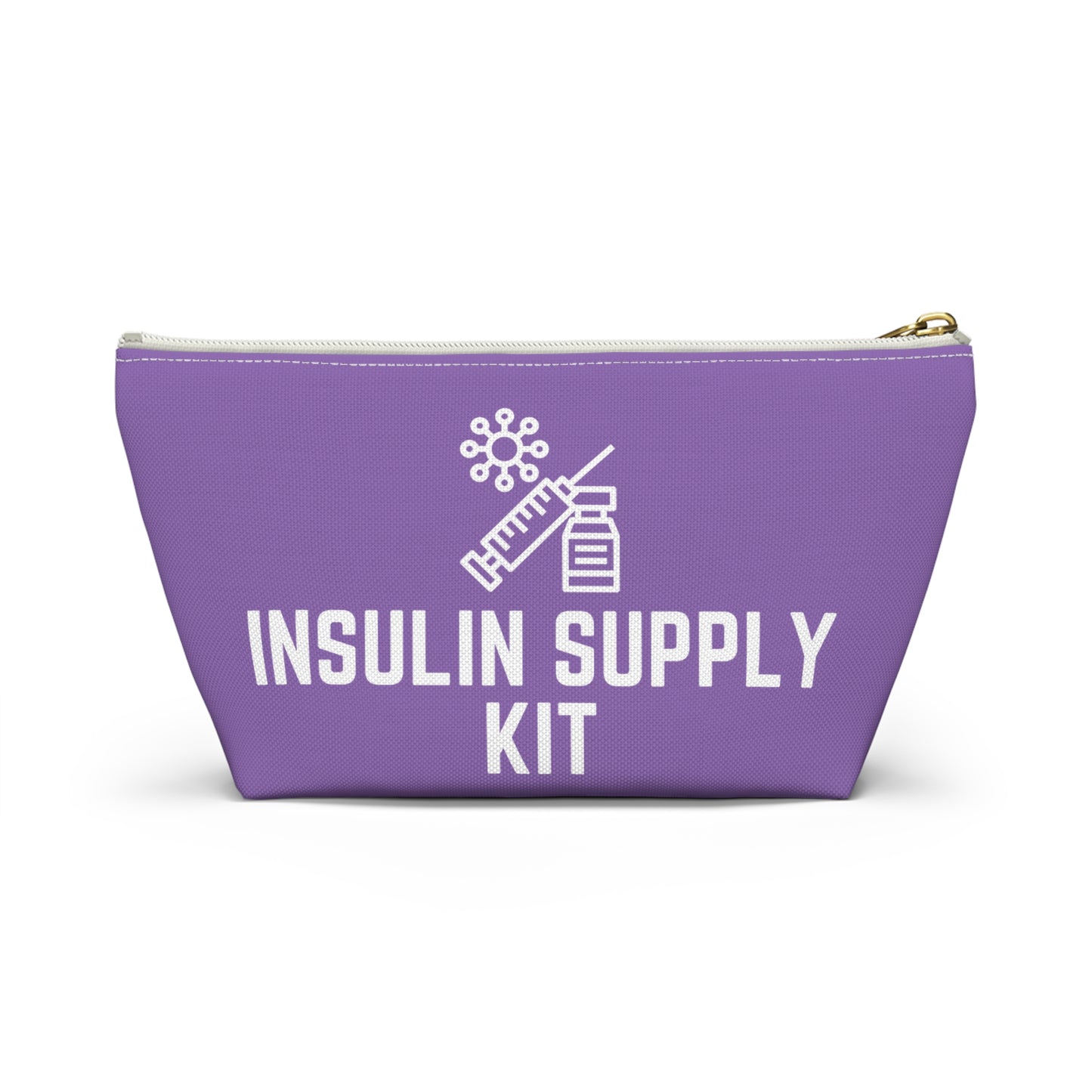 Personalized Insulin Supply Kit Pouch for Diabetes Medication Storage Travel Organizer for Insulin Pens Syringes and Supplies
