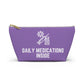 Personalized Daily Medications Inside Pouch for Organized Medication Storage Travel Organizer for Pills and Health Essentials