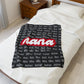 Personalized Nana Blanket, Custom Name Blanket, Gift for Nana, Grandma Gift, Cozy Throw Blanket, Birthday Gift, Mothers Day Gift