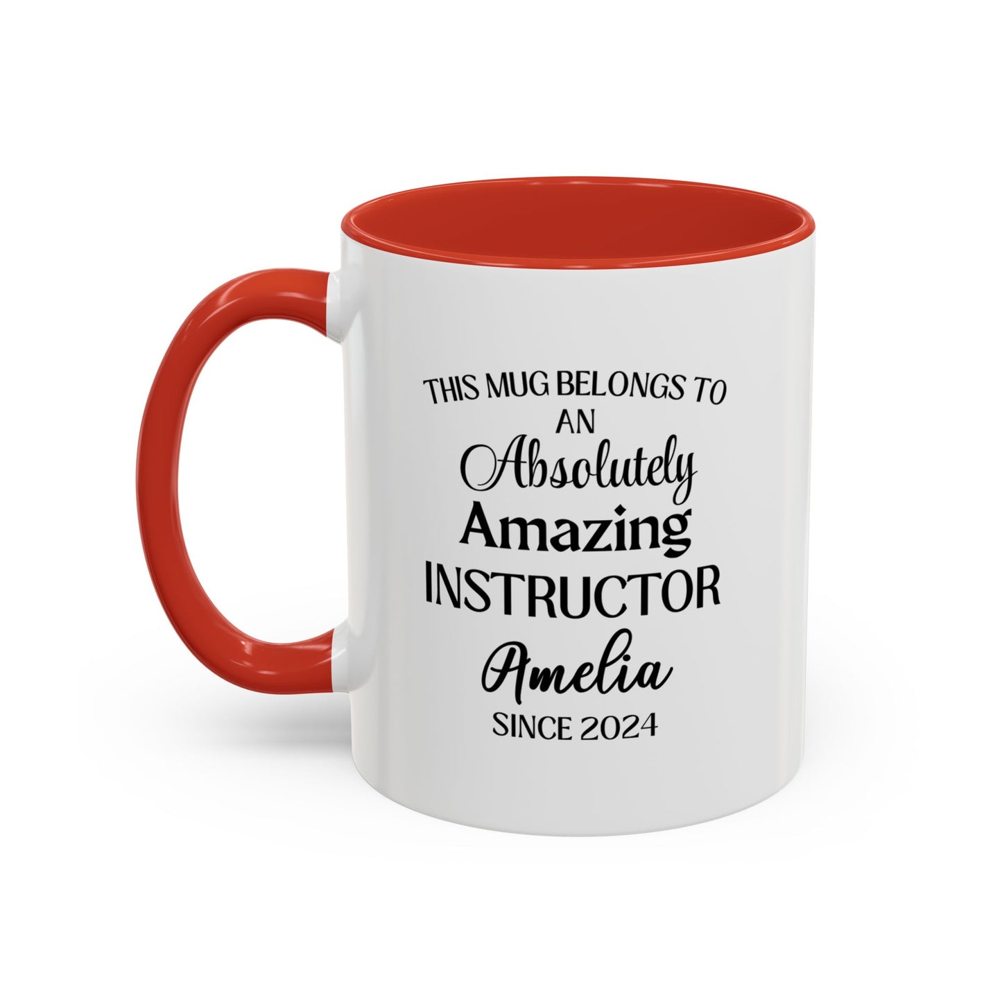 Custom Instructor Mug, Funny Teaching Gift, Personalized Educator Coffee Cup, Mentor Appreciation Mug