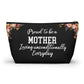 Mother Essentials Pouch Gift For Mom Zipper Organizer Bag For Mothers Day Travel Makeup Toiletry Bag Thoughtful Gift For New Or Busy Moms