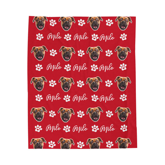 Custom Pet Blanket, Pet Photo Blanket, Custom Dog Blanket, Personalized Dog Blanket, Cat Picture Blanket, Dog Dad Gift, Pet Lover Gift