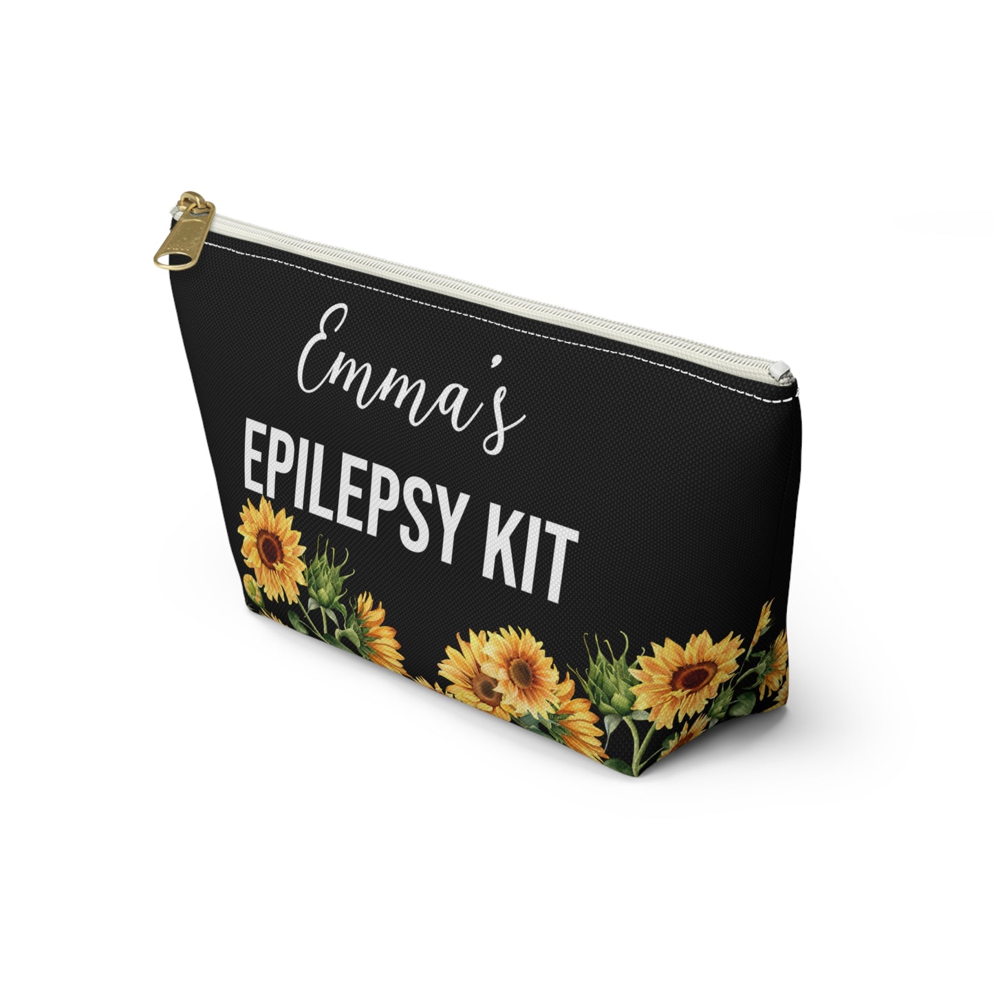 Epilepsy Kit Pouch for Emergency Meds and Daily Use Personalized Seizure Alert Bag for Medication Storage Travel and Medical Preparedness