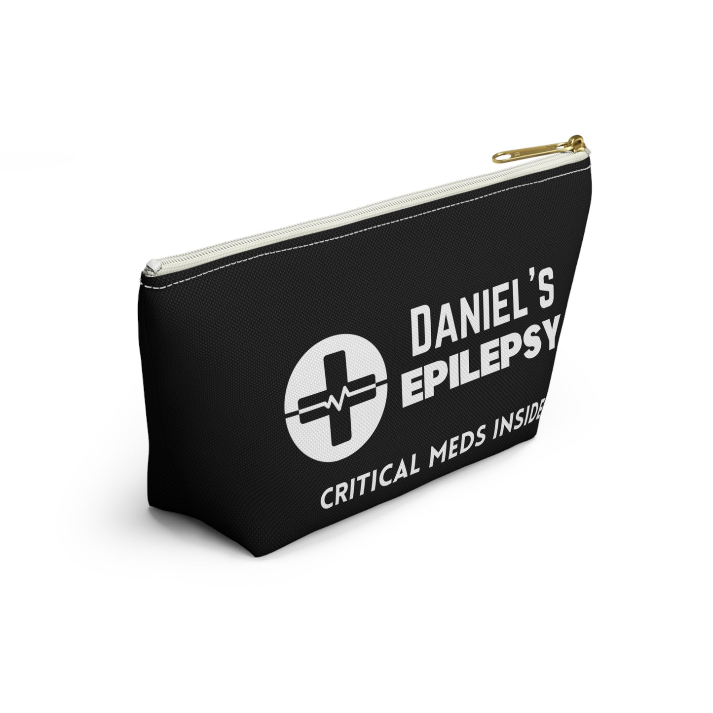 Personalized Epilepsy Critical Meds Pouch for Daniel Emergency Seizure Medication Storage Travel Organizer and Medical Kit