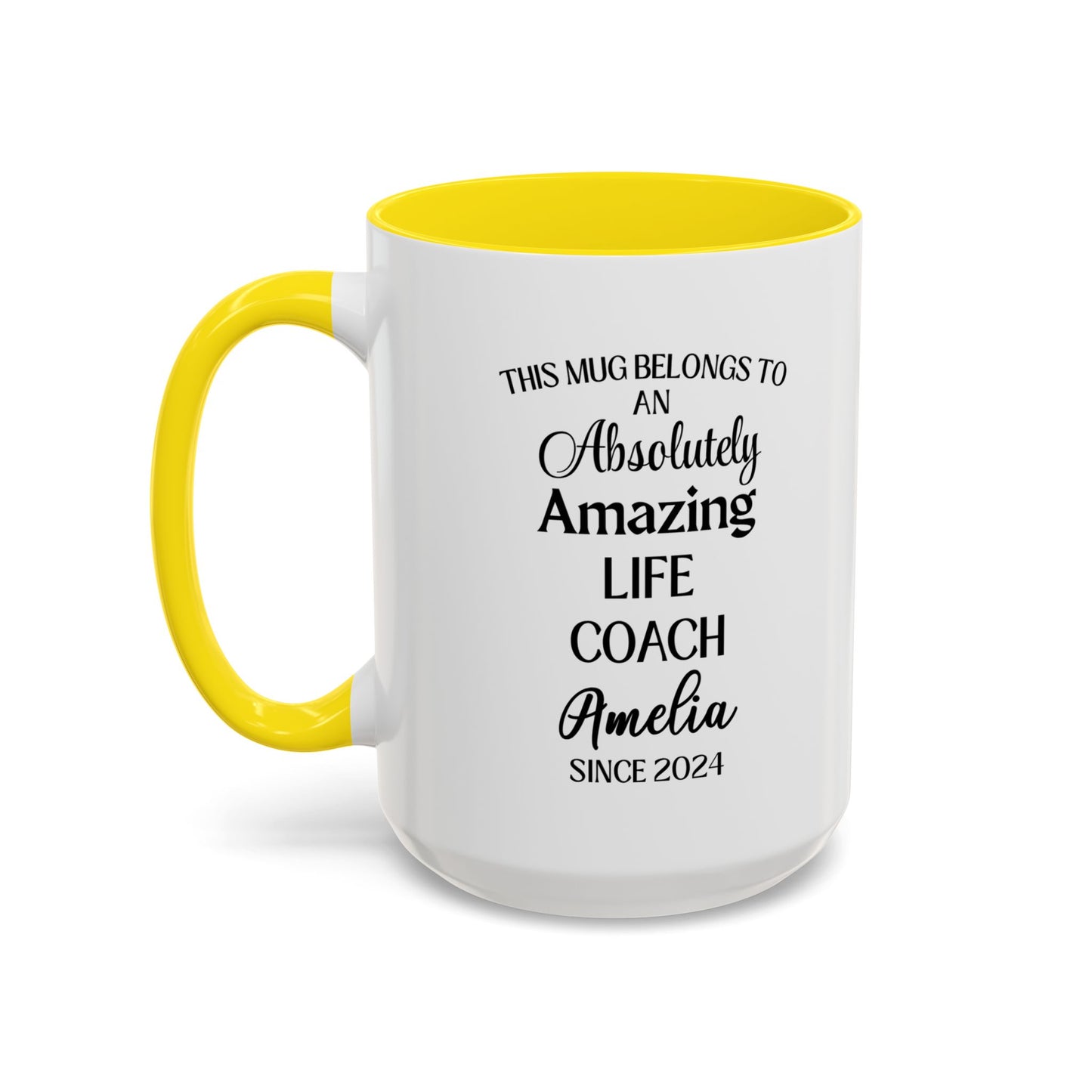Custom Life Coach Mug, Funny Motivational Mentor Gift, Personalized Coach Mug, Empowerment Coffee Cup