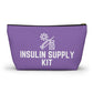 Personalized Insulin Supply Kit Pouch for Diabetes Medication Storage Travel Organizer for Insulin Pens Syringes and Supplies