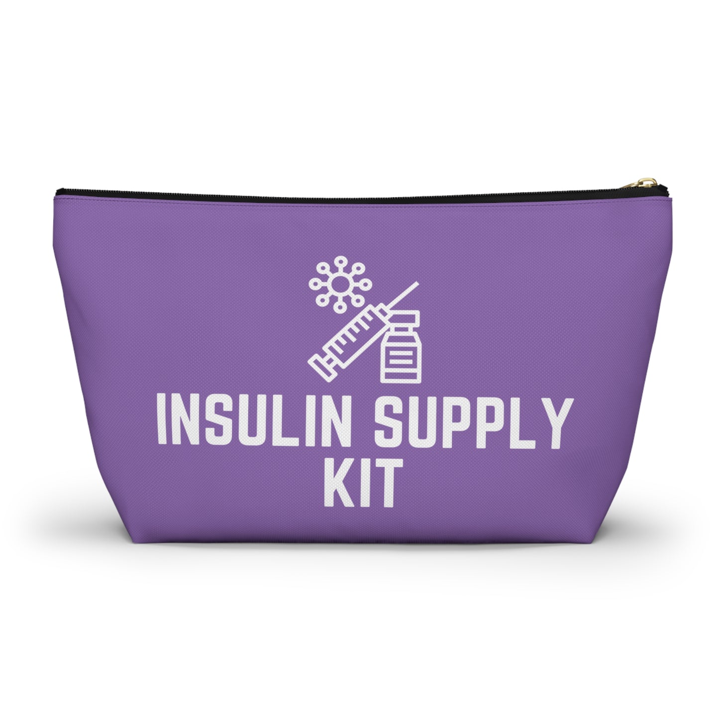 Personalized Insulin Supply Kit Pouch for Diabetes Medication Storage Travel Organizer for Insulin Pens Syringes and Supplies
