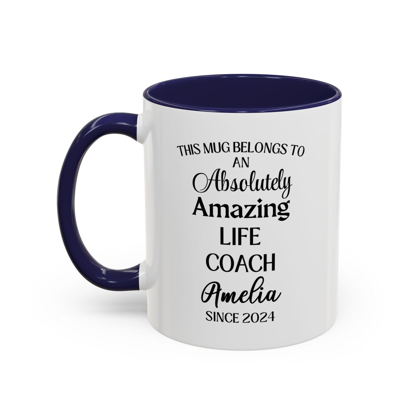Custom Life Coach Mug, Funny Motivational Mentor Gift, Personalized Coach Mug, Empowerment Coffee Cup