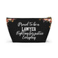 Lawyer Essentials Pouch Gift For Lawyers Legal Organizer Bag Attorney Office Zipper Case Law Student Bar Exam Prep Bag Lawyer  Gift