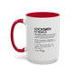 Custom Locksmith Dictionary Mug, Funny Key Wrangler Mug, Personalized Coffee Cup Gift for Locksmith, Punny Tradesman Mug